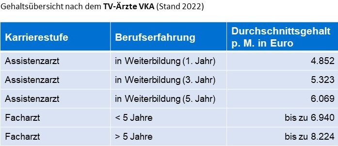 Gehaltsaussicht VKA 